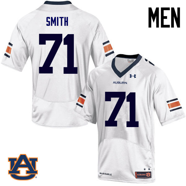 Men Auburn Tigers #71 Braden Smith College Football Jerseys Sale-White
